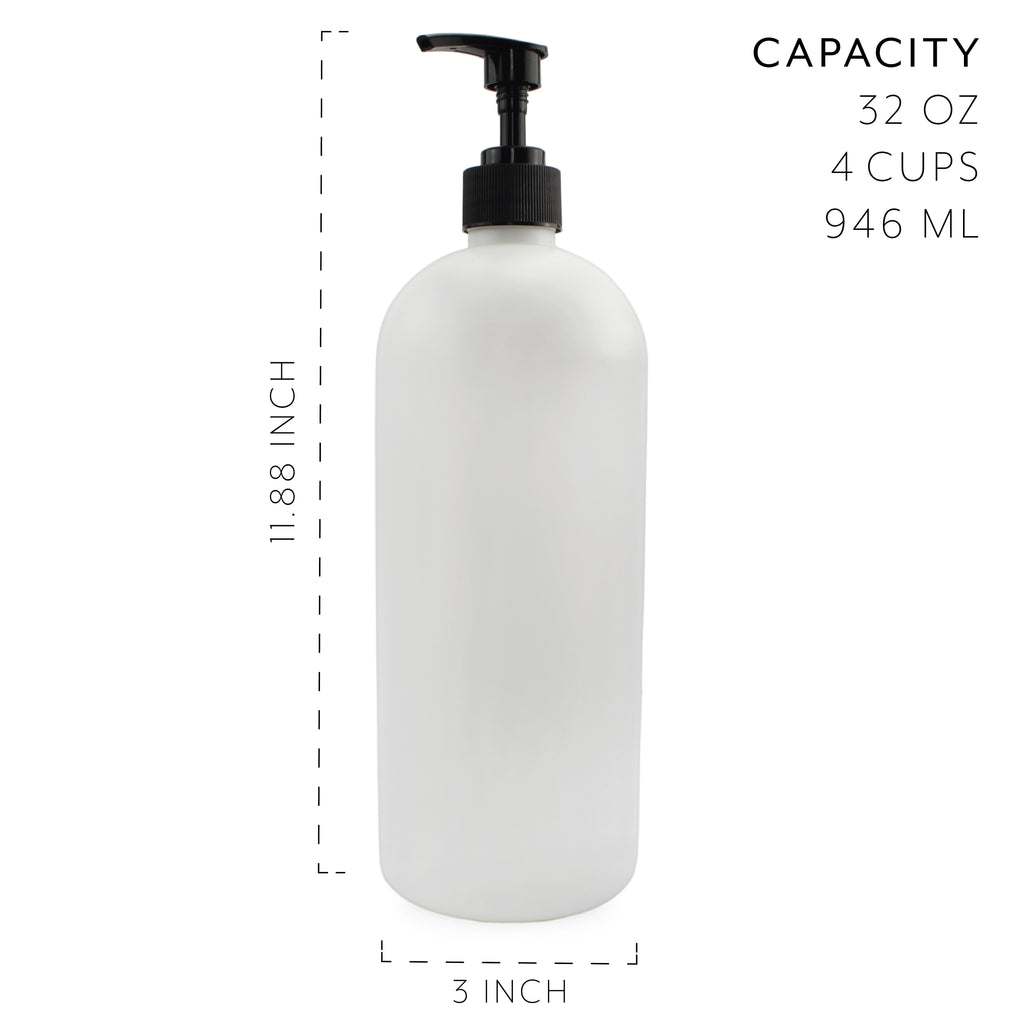 32oz Shower Pump Bottles (Case of 24 Sets) - 24X_SH_2056_CASE