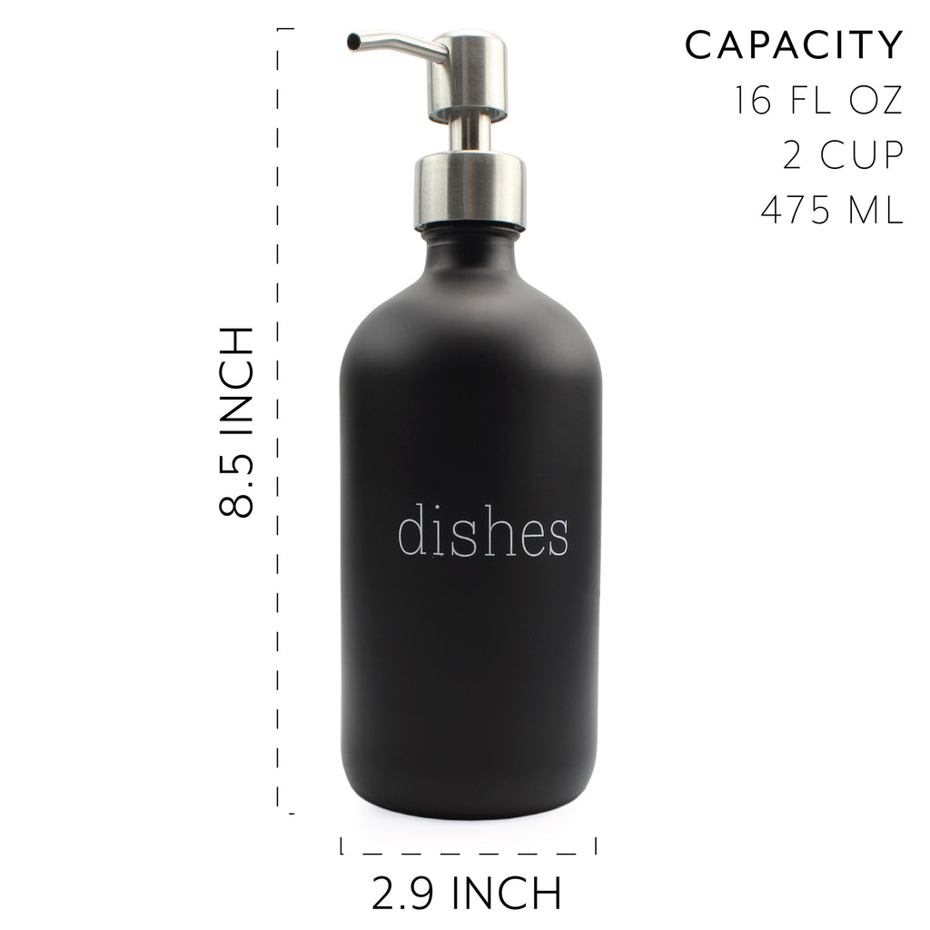 16oz Hands Dishes Pump Bottles (Case of 20 Sets) - 20X_SH_2078_CASE