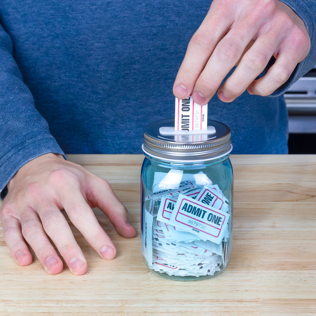 Small Coin Bank Jars (4-Pack, Blue) - CBKit016