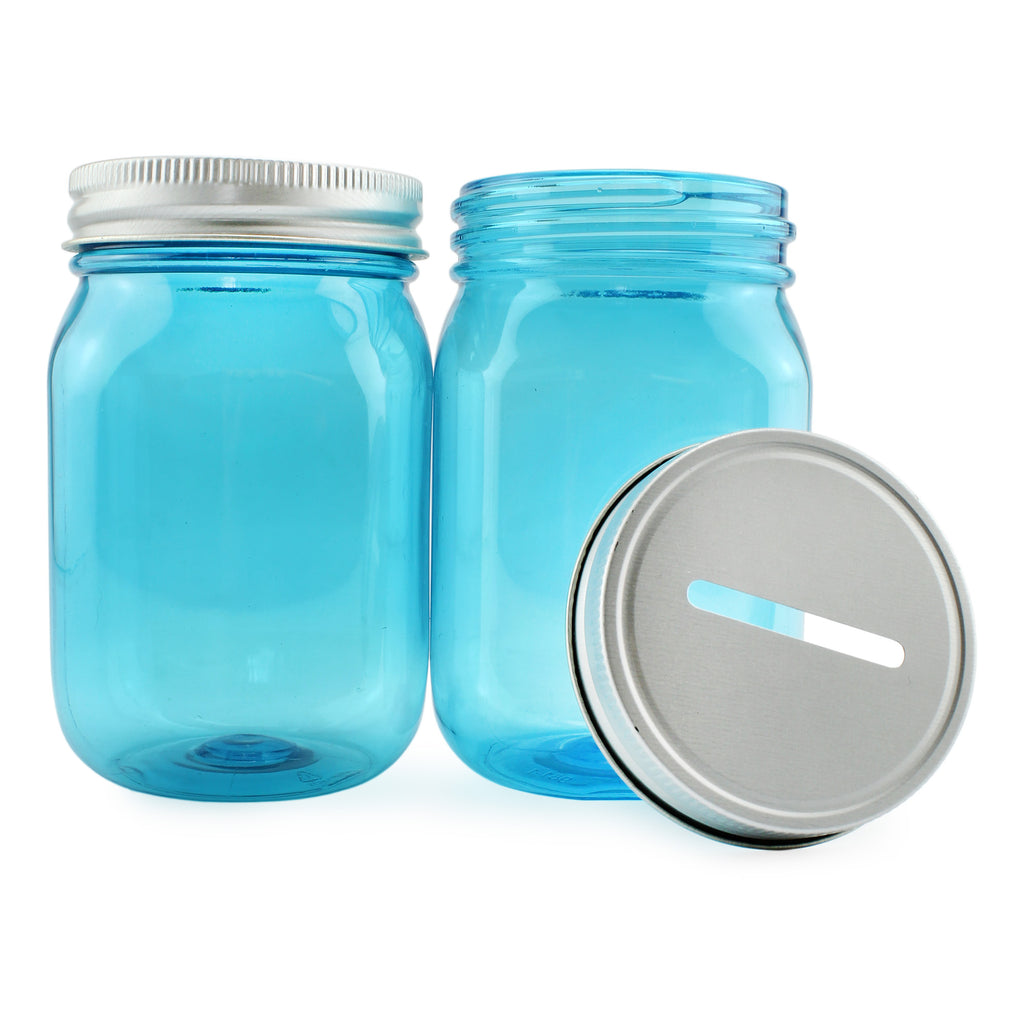 Small Coin Bank Jars (4-Pack) - CoinJars