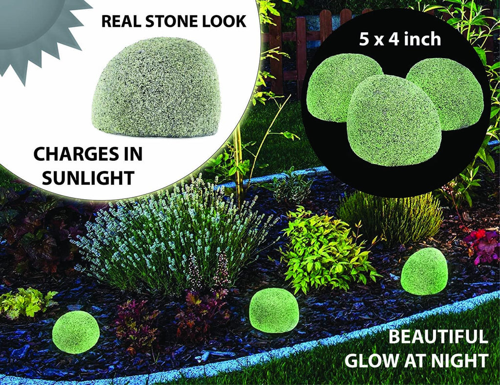 Large Garden Glow Rocks (Case of 24) - 8X_SH_2082_CASE