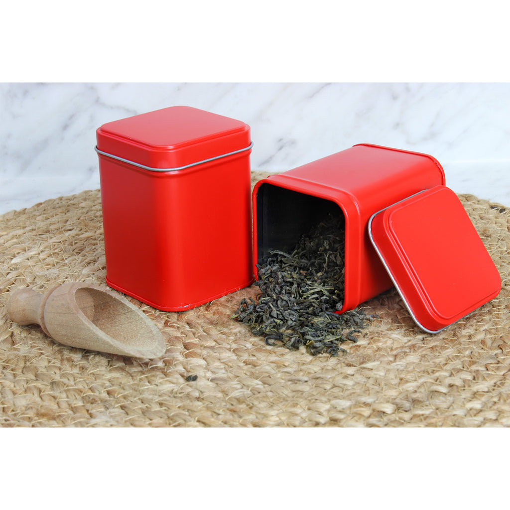 Square Red Metal Tins (Case of 240) - 40X_SH_2092_CASE