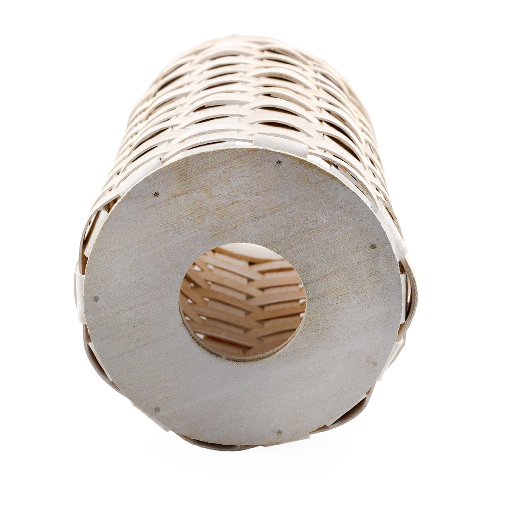 Wicker Grocery Bag Holder (Whitewashed, Case of 9) - SH_2084_CASE