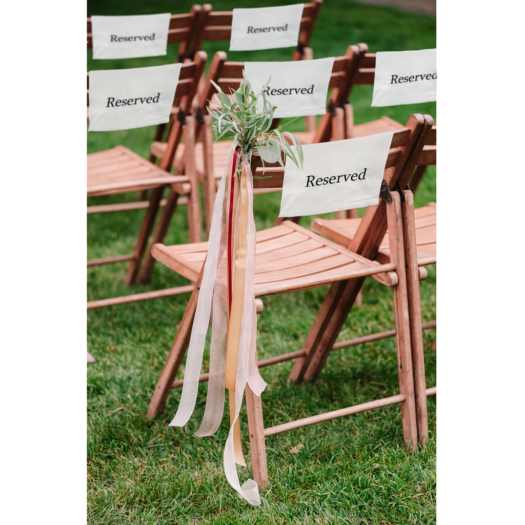 Reserved Chair/Pew Cloths (4-Pack, White) - sh2094dar0