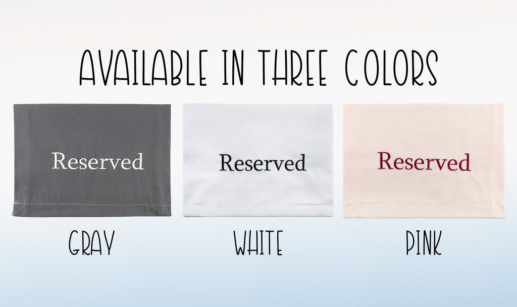 Reserved Chair/Pew Cloths (4-Pack, Pink) - sh2095dar0