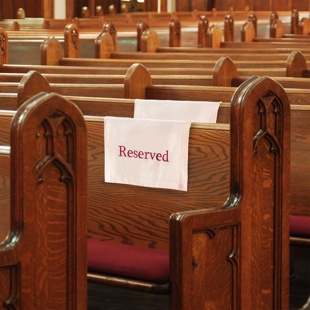 Reserved Chair/Pew Cloths (4-Pack, Pink) - sh2095dar0