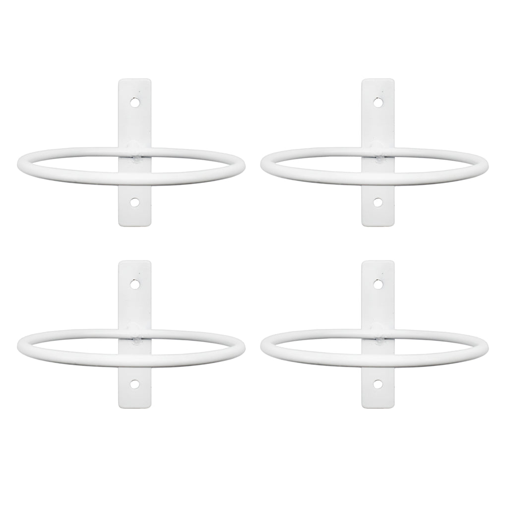 Metal Wall Ring Planters (4in, White, Case of 120 Rings) - 30X_SH_2110_CASE