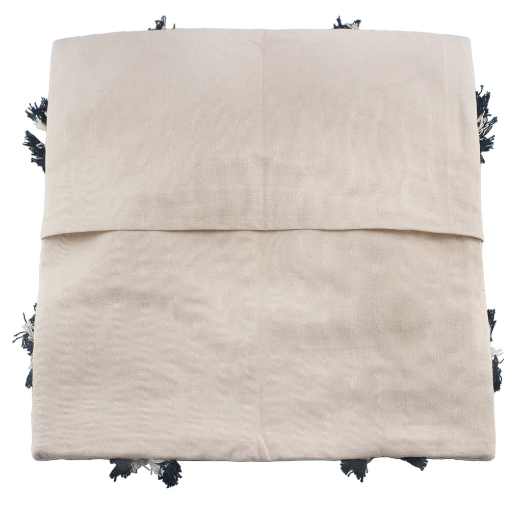 Boho Farmhouse Throw Pillow Covers (Black and White) - sh2097ah1