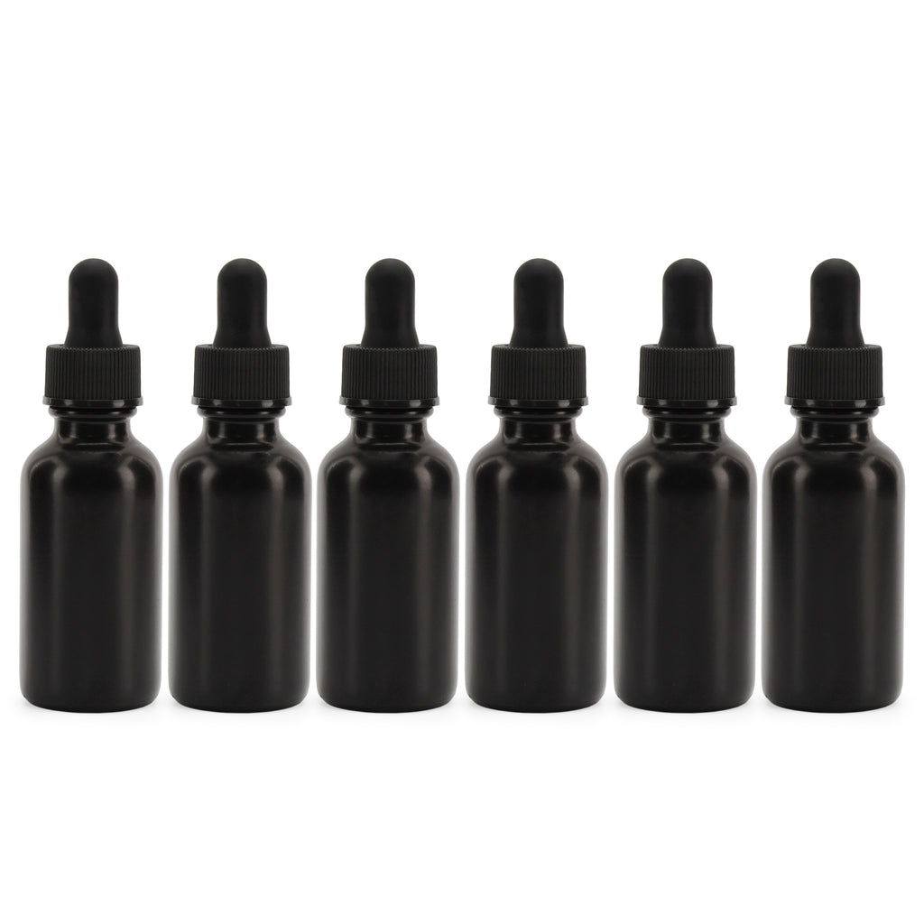 1oz Black Eye Dropper Bottles (Case of 144) - 24X_SH_1221_CASE