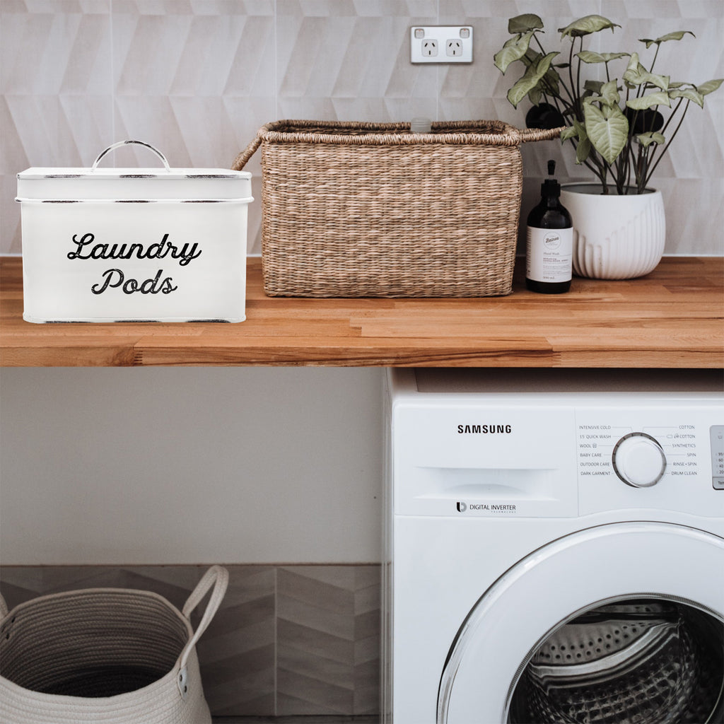 Enamelware Laundry Pod Holder - VarLaundryPod