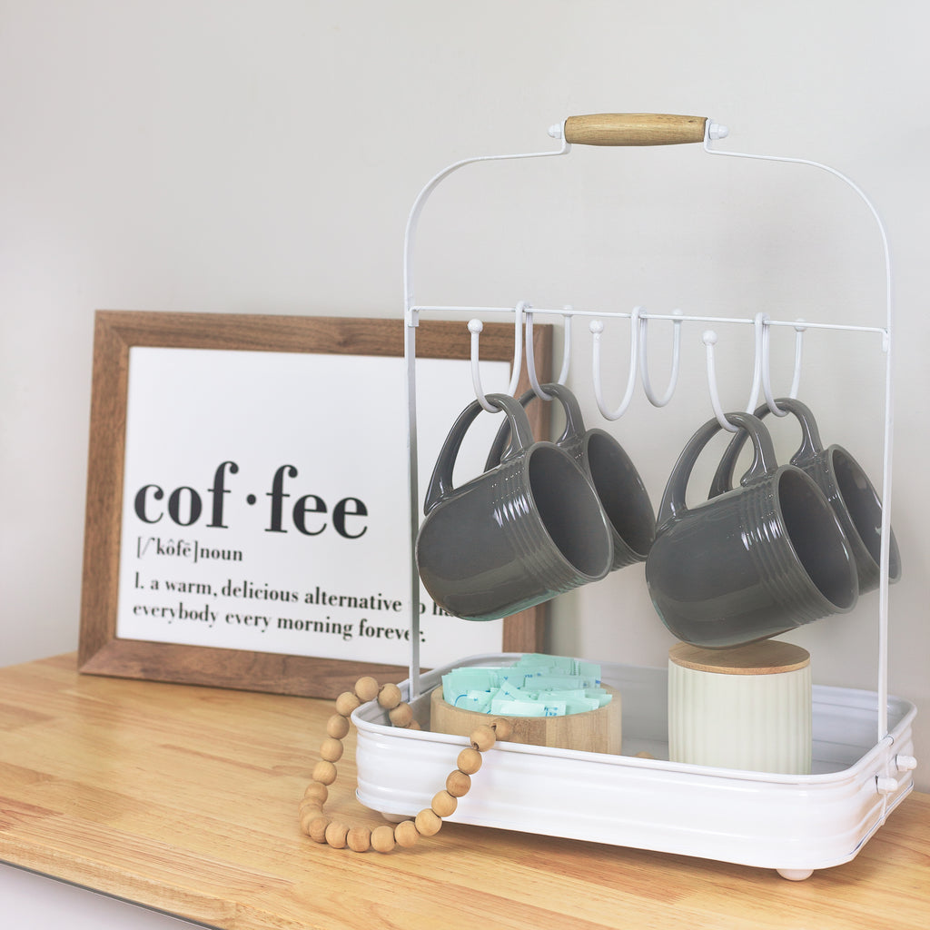 Enamelware Coffee Mug Rack (Case of 3) - 3X_SH_2123_CASE