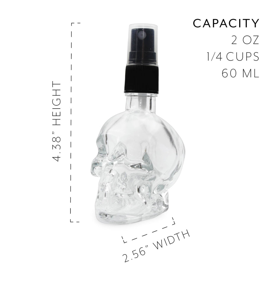 Skull Shaped Spray Bottles (Case of 120) - SH_2133_CASE