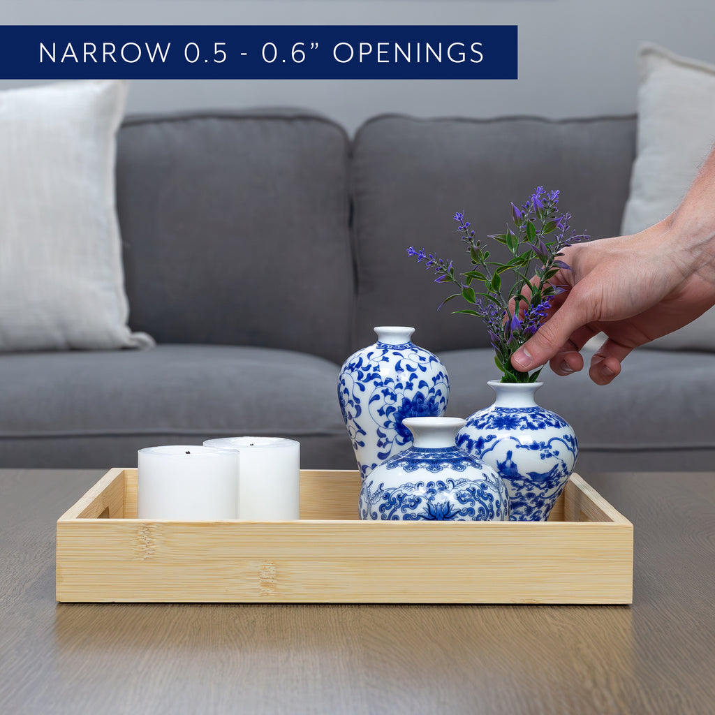 Blue and White Chinoiserie Vases (Set of 3) - sh2141ah1