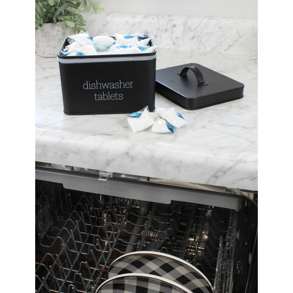 Black Enamelware Dishwasher Pod Holder - sh2145ah1