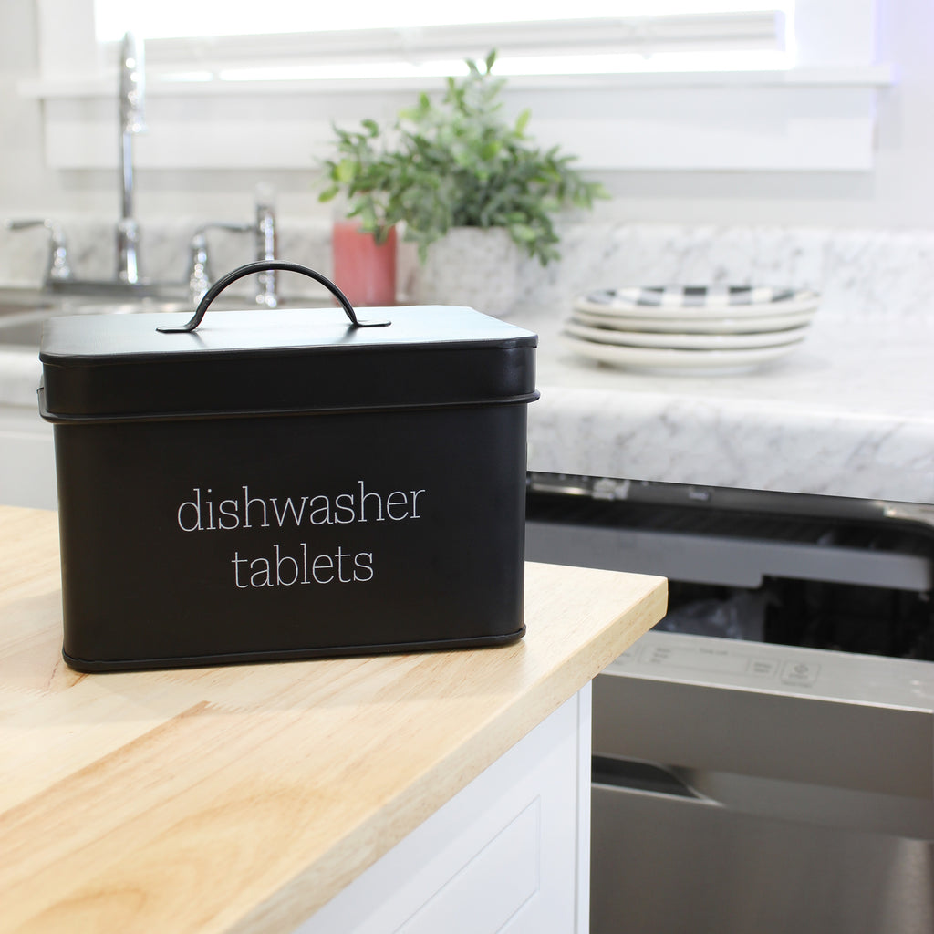 Black Enamelware Dishwasher Pod Holder - sh2145ah1