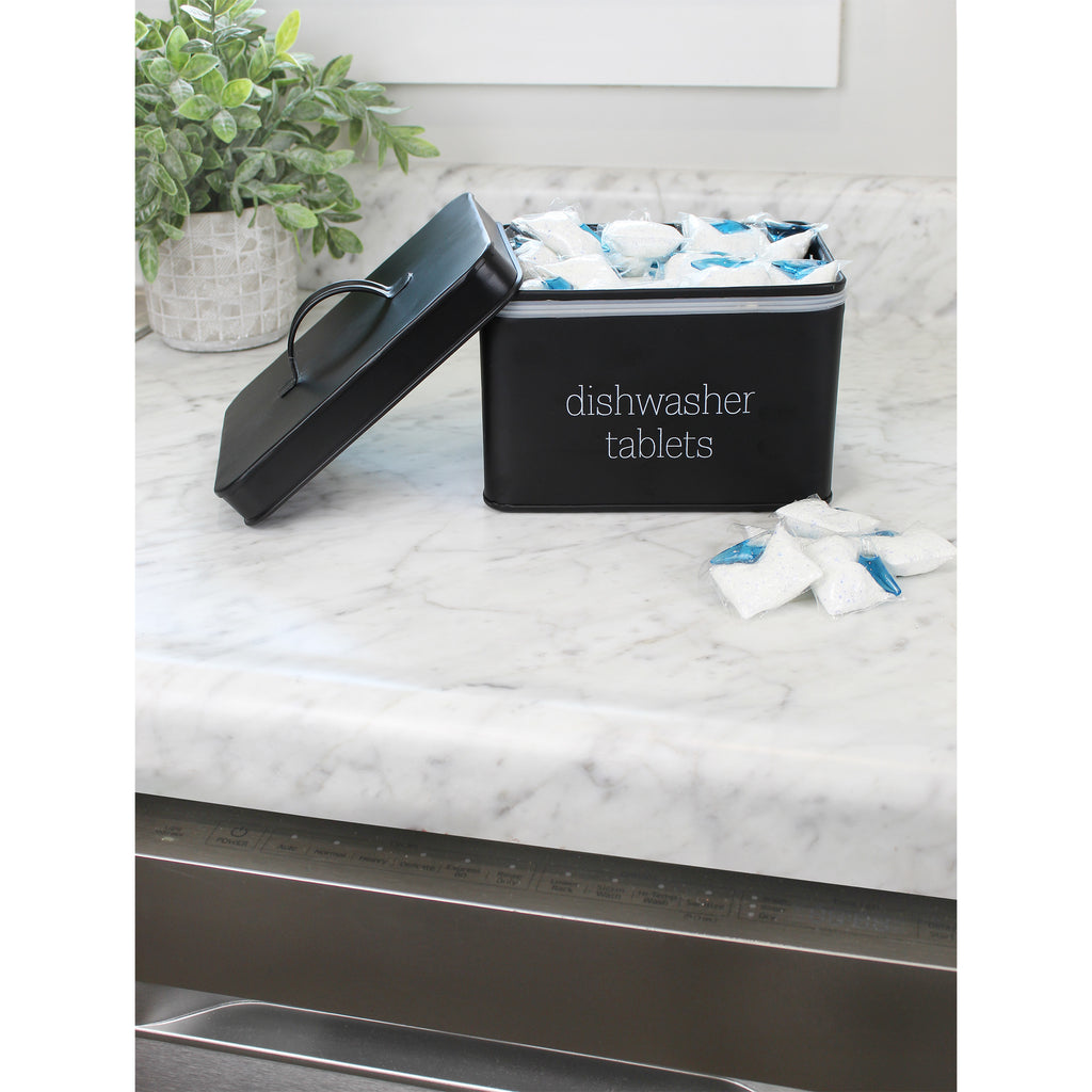 Black Enamelware Dishwasher Pod Holder - sh2145ah1