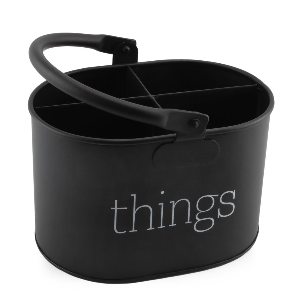 Contemporary Black Enamelware Things Caddy (Case of 24) - SH_2146_CASE