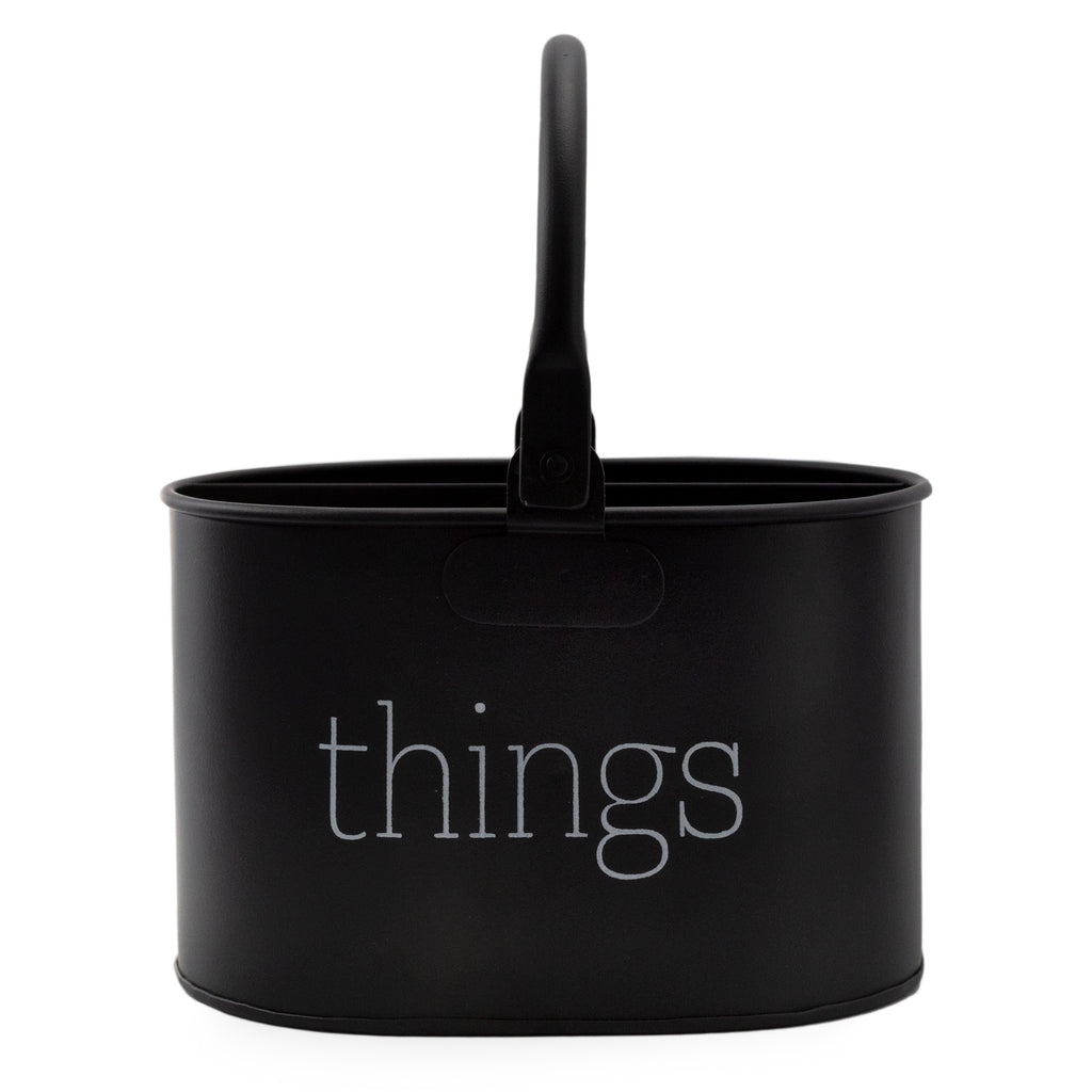 Contemporary Black Enamelware Things Caddy (Case of 24) - 24X_SH_2146_CASE