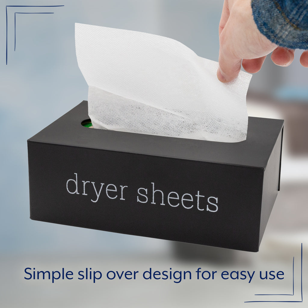 Farmhouse Dryer Sheet Dispenser (Black, Case of 40) - 40X_SH_2155_CASE