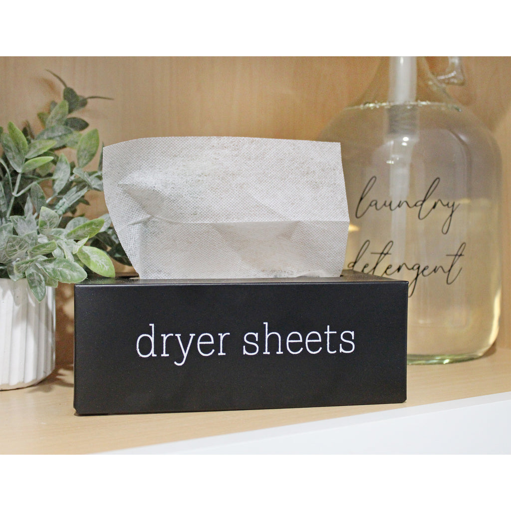 Farmhouse Dryer Sheet Dispenser (Black, Case of 40) - 40X_SH_2155_CASE