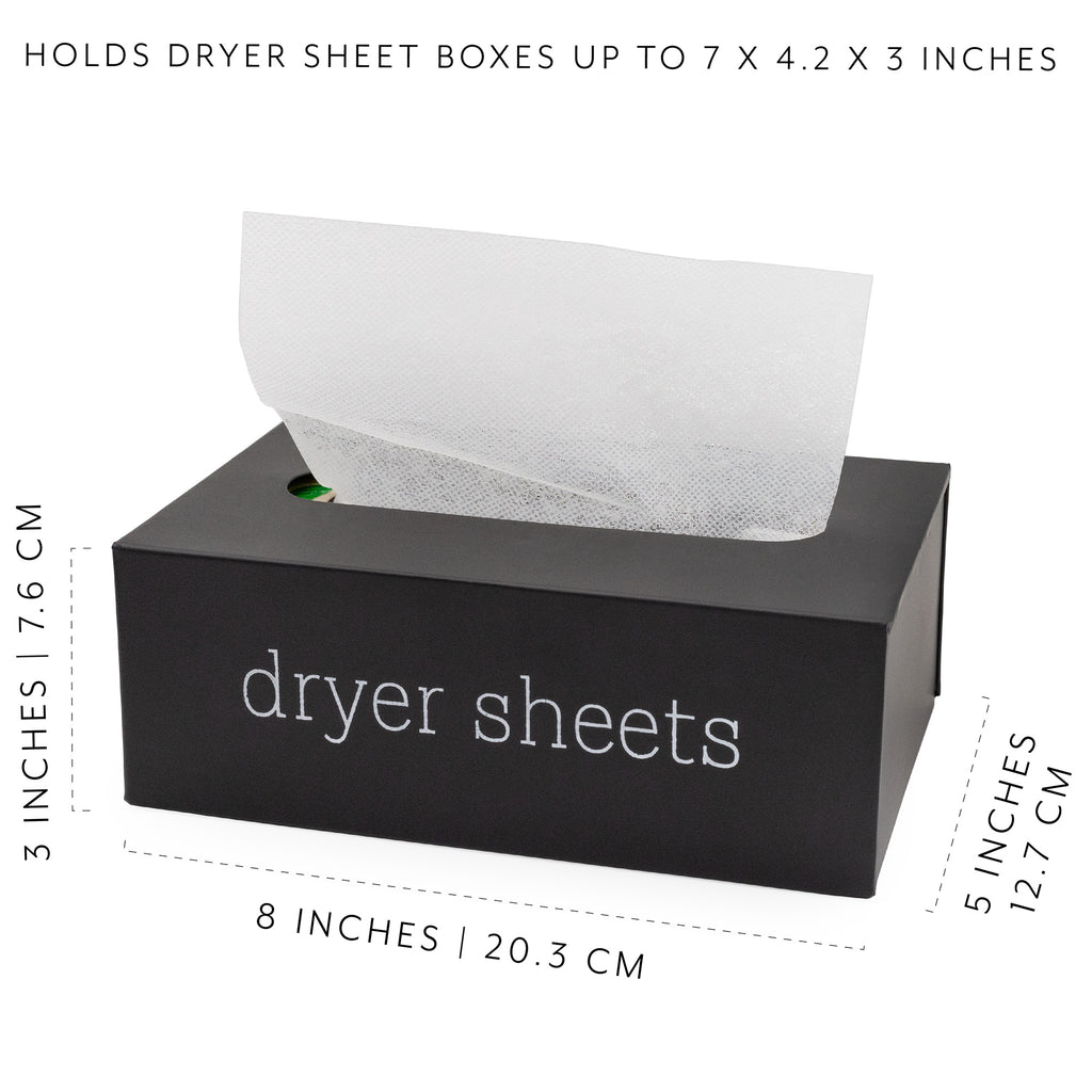 Farmhouse Dryer Sheet Dispenser (Black, Case of 40) - 40X_SH_2155_CASE