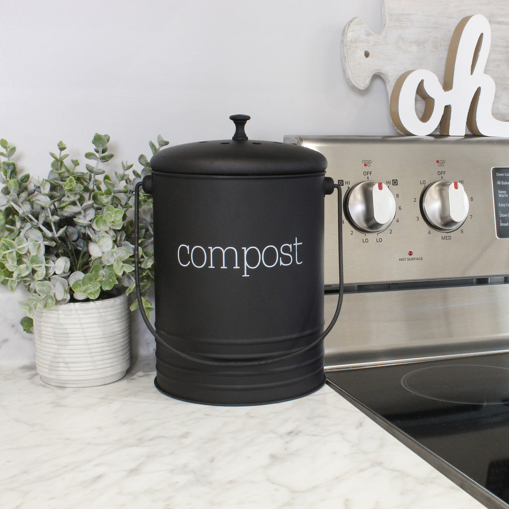 Enamelware Compost Bin - VarCompost
