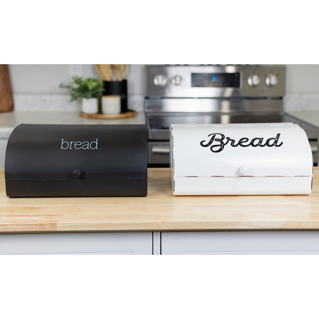 Farmhouse Black Bread Box - sh2174ah1