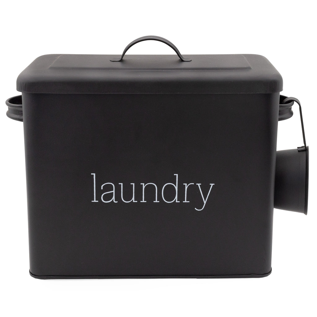 Contemporary Laundry Powder Container (Black, Case of 6) - SH_2175_CASE