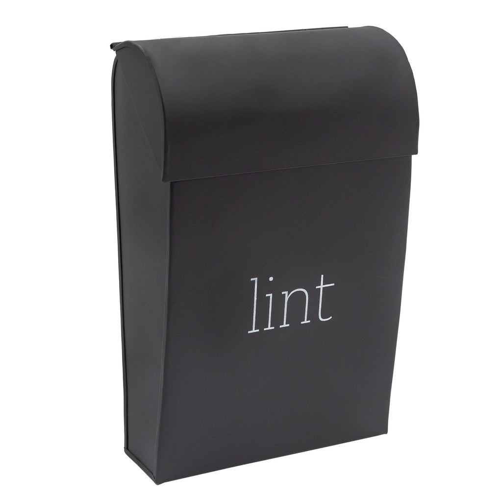 Enamelware Lint Holder Bin (Black, Case of 20) - 20X_SH_2177_CASE