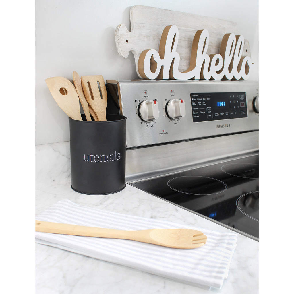 Metal Utensil Holder (Black, Case of 24) - 24X_SH_2180_CASE