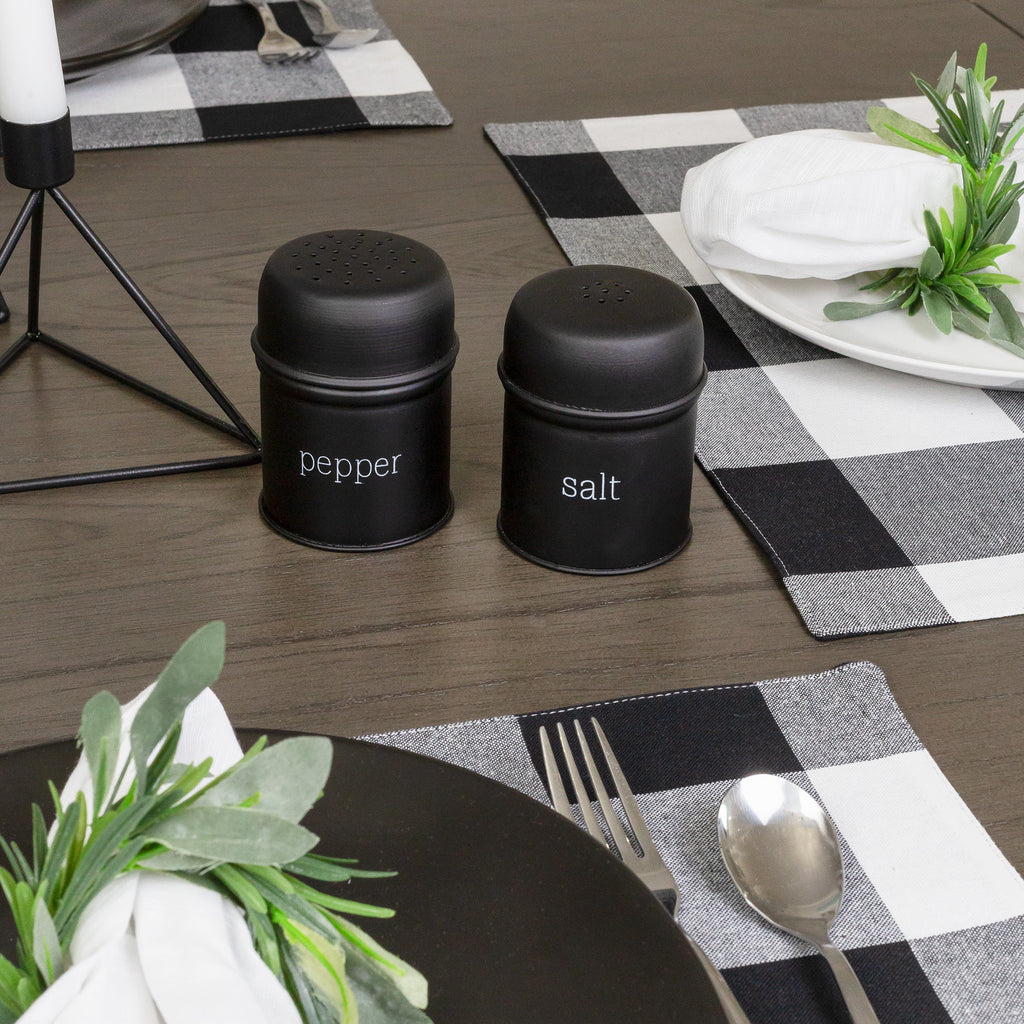 Salt and Pepper Shaker Set (Black, Case of 30) - 30X_SH_2181_CASE