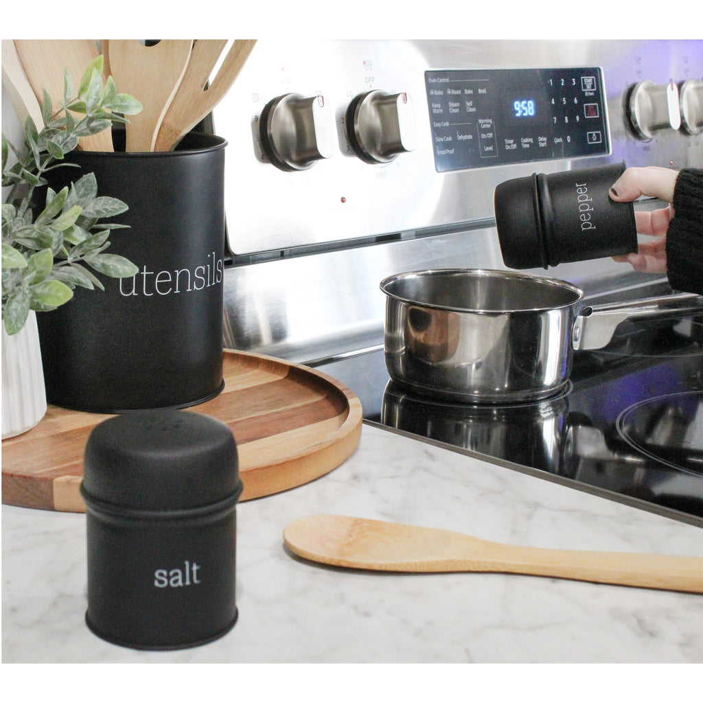 Salt and Pepper Shaker Set (Black, Case of 30) - 30X_SH_2181_CASE