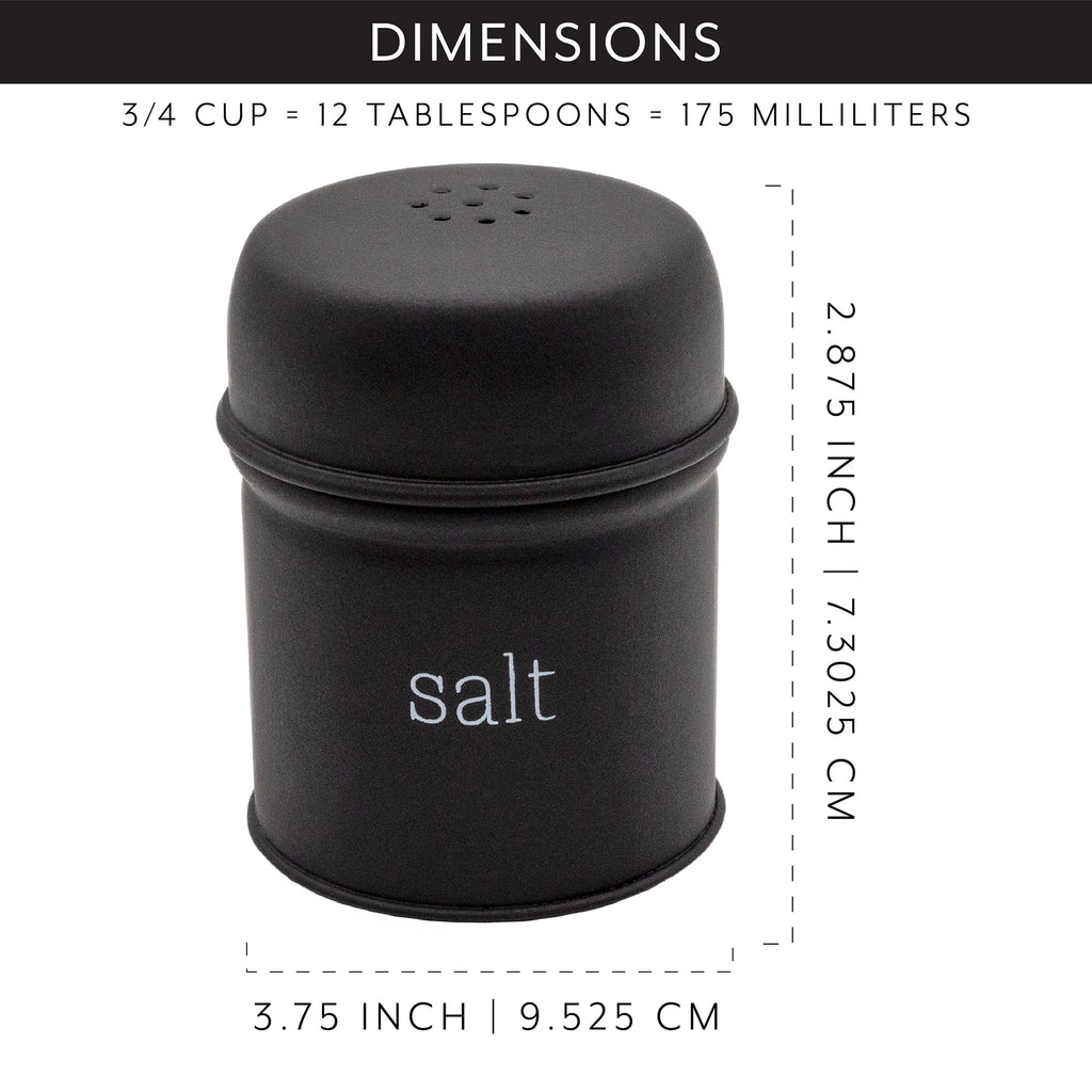 Salt and Pepper Shaker Set (Black, Case of 30) - SH_2181_CASE