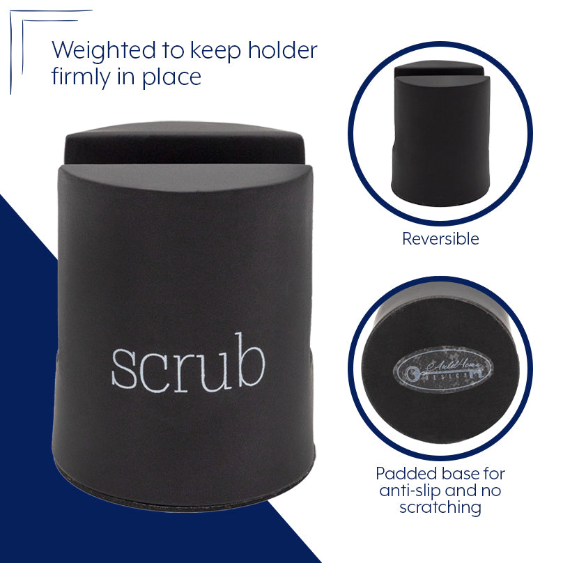 Black Enamel Sponge Holder - sh2184ah1