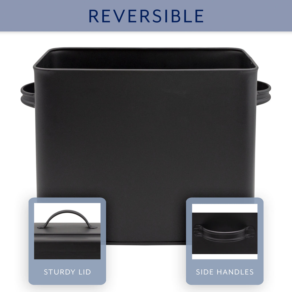 Black Enamel Snack Bin - sh2189ah1