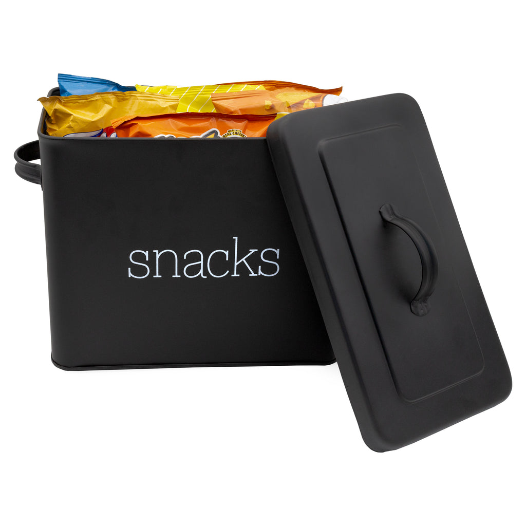 Black Enamel Snack Bin (Case of 6) - 6X_SH_2189_CASE