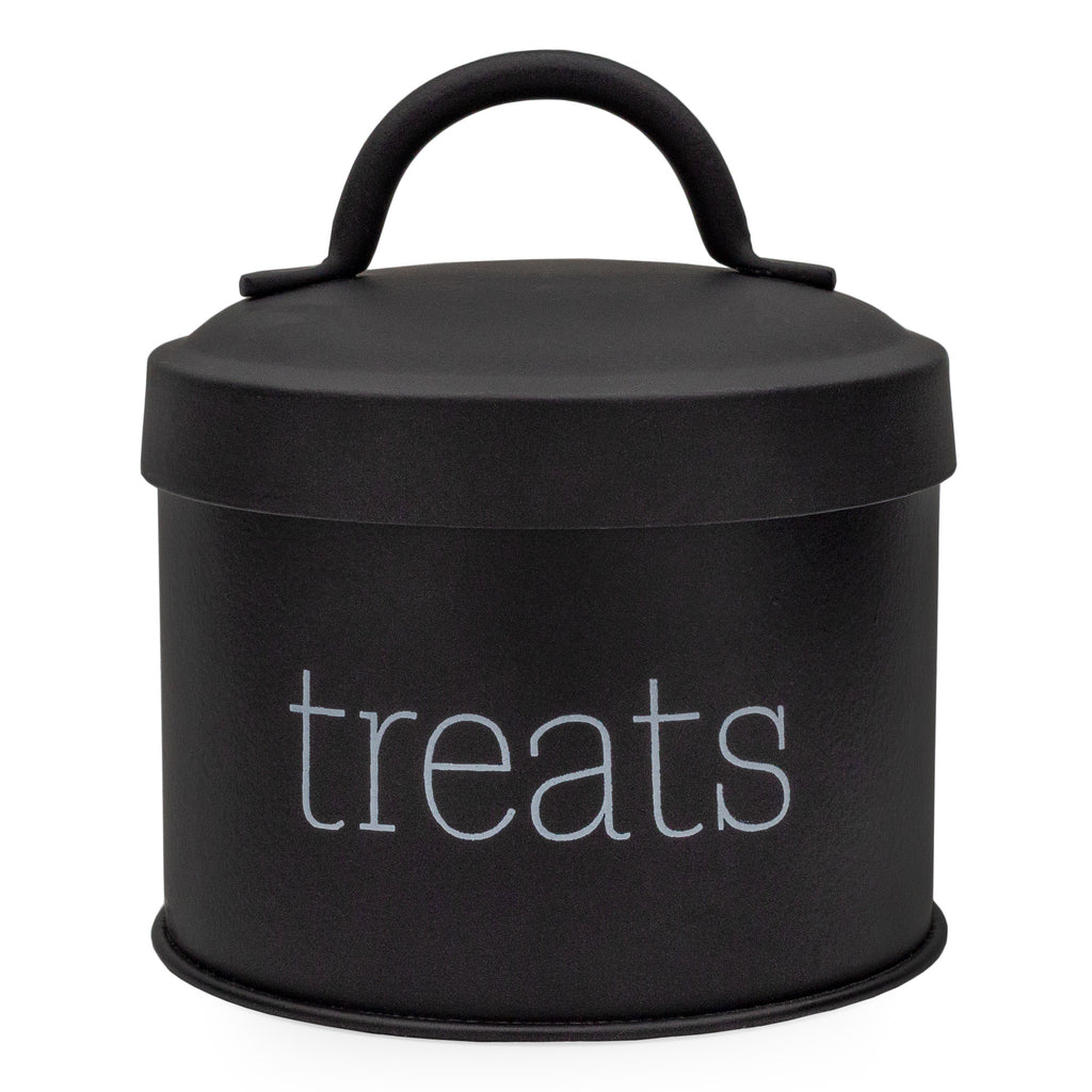 Enamel Cat Treat Container (Black, Case of 48) - 48X_SH_2190_CASE