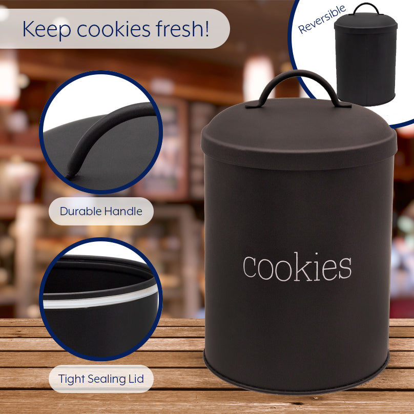 Enamelware Cookie Jar - VarCookieJar