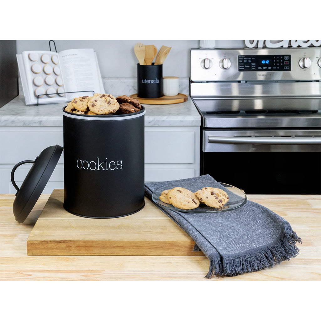 Enamelware Cookie Jar (Choose Color) - VarCookieJar