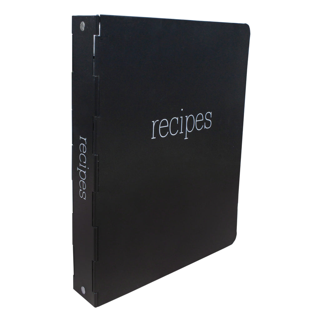 Farmhouse Cookbook Recipe Binder (Black, Case of 8) - 8X_SH_2193_CASE
