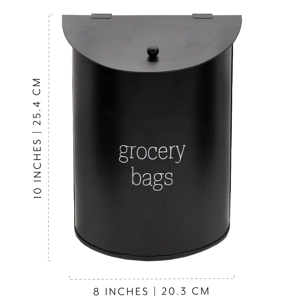 Enamelware Grocery Bag Holder (Black) - sh2195ah1