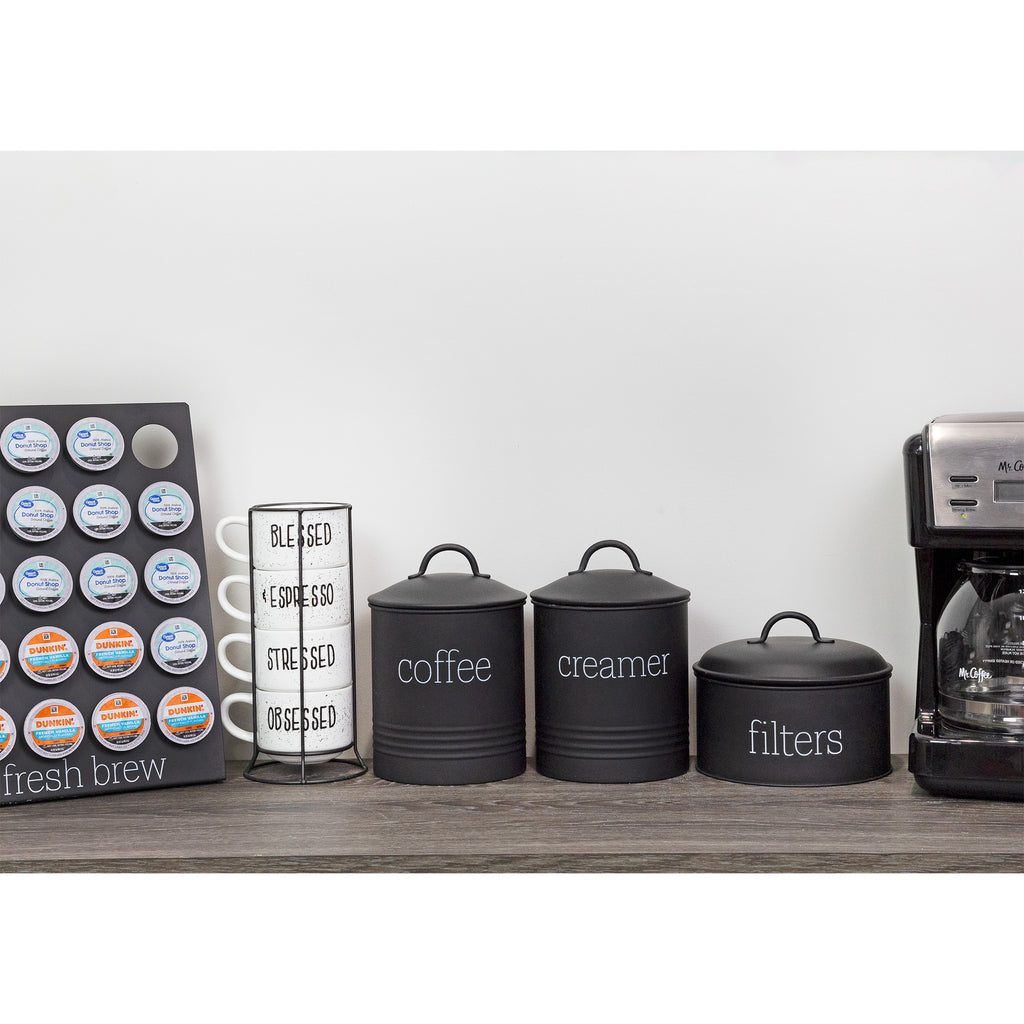 Farmhouse Creamer Canister (Black) - sh2203ah1