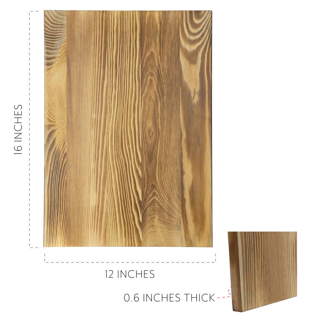 Blank Wood Plaques (2-Pack, Stained Finish, 12x16) - sh2215dar0x
