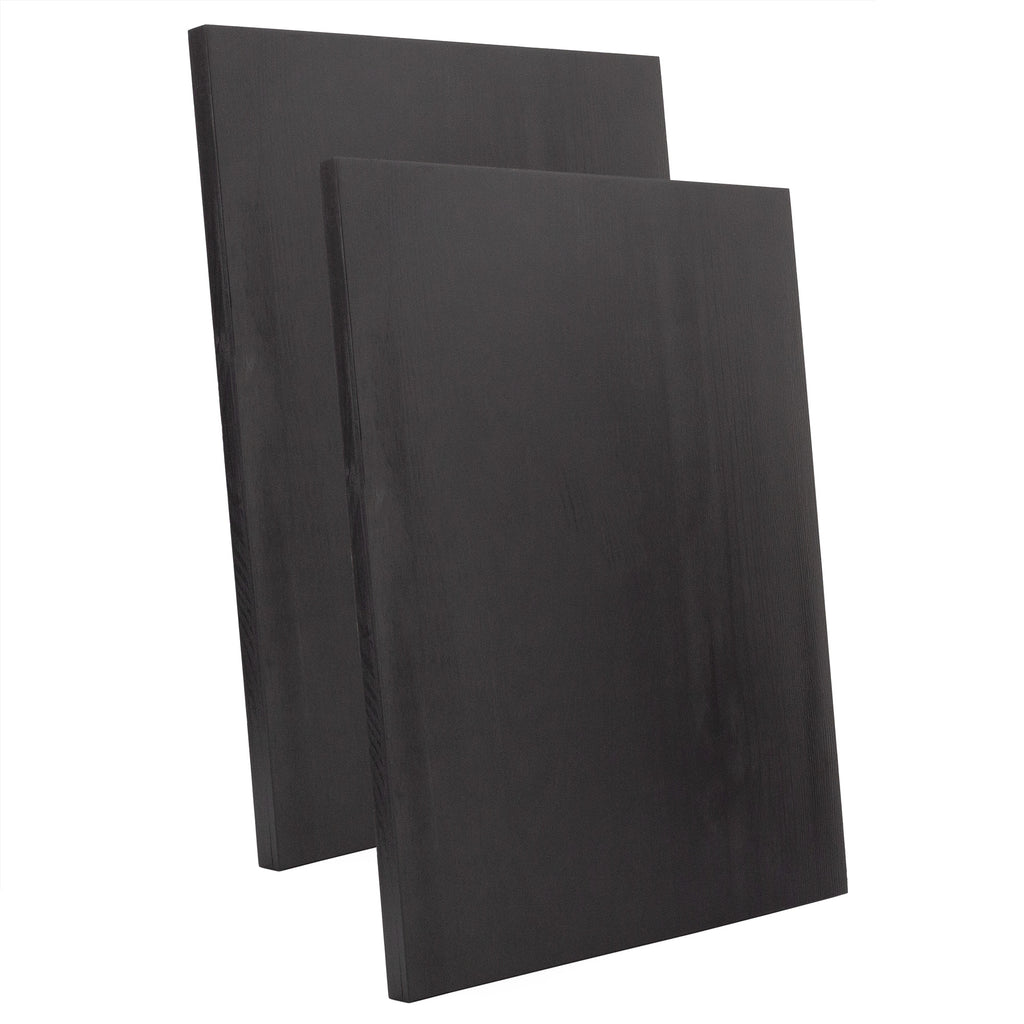 Blank Wood Plaques (2-Pack, Black, 12x16) - sh2217dar0y