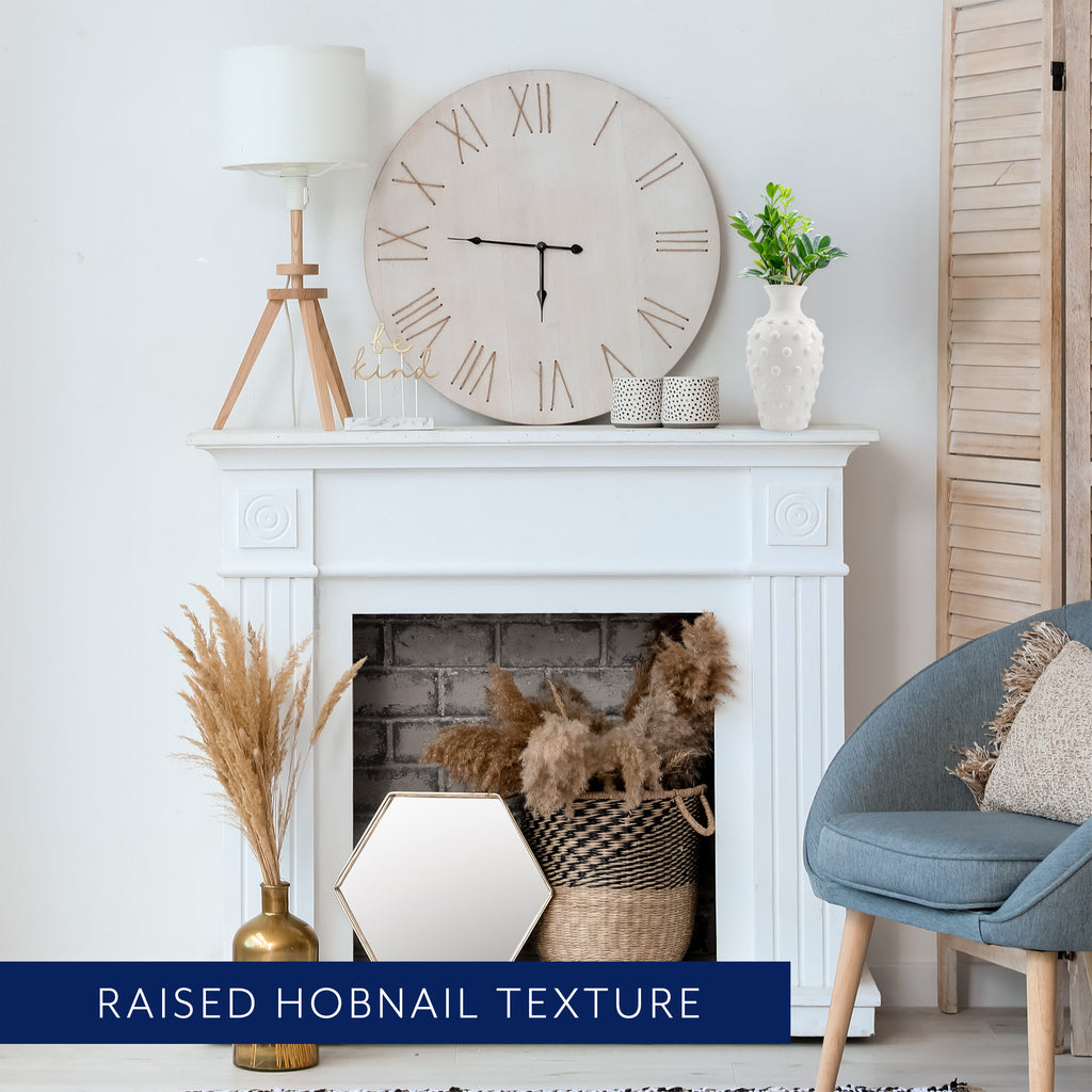 Old-Fashioned White Hobnail Vase - sh2230ah1