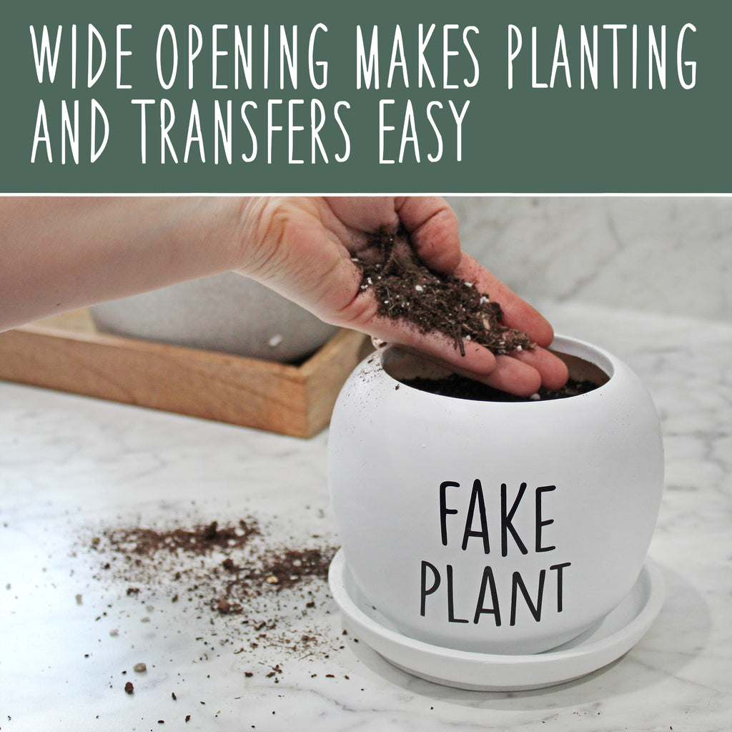 Fake Plant Planter Pot - sh2268es1