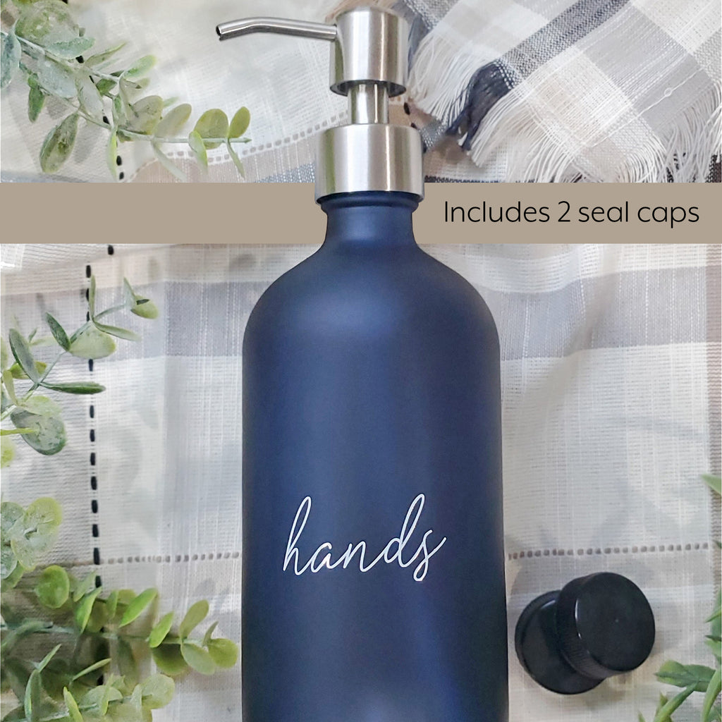 16oz Hands Dishes Pump Bottles (Case of 20 Sets) - 20X_SH_2154_CASE
