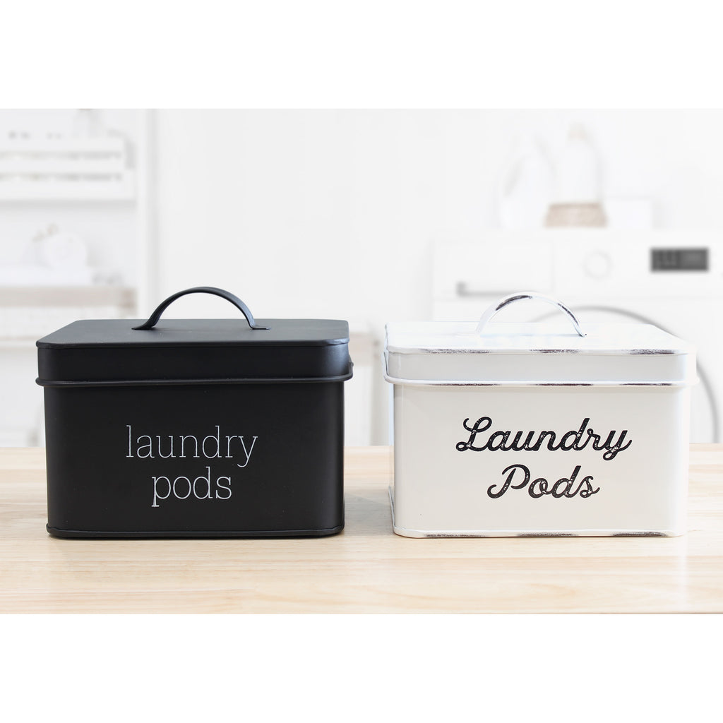 Enamelware Laundry Pod Holder (Black, Case of 18) - 18X_SH_2209_CASE