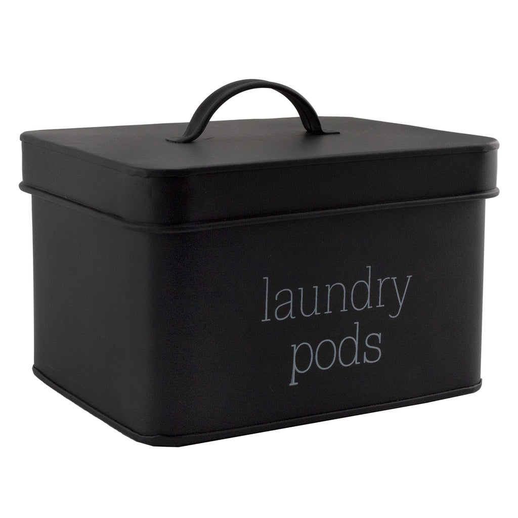 Enamelware Laundry Pod Holder (Black) - sh2209ah1