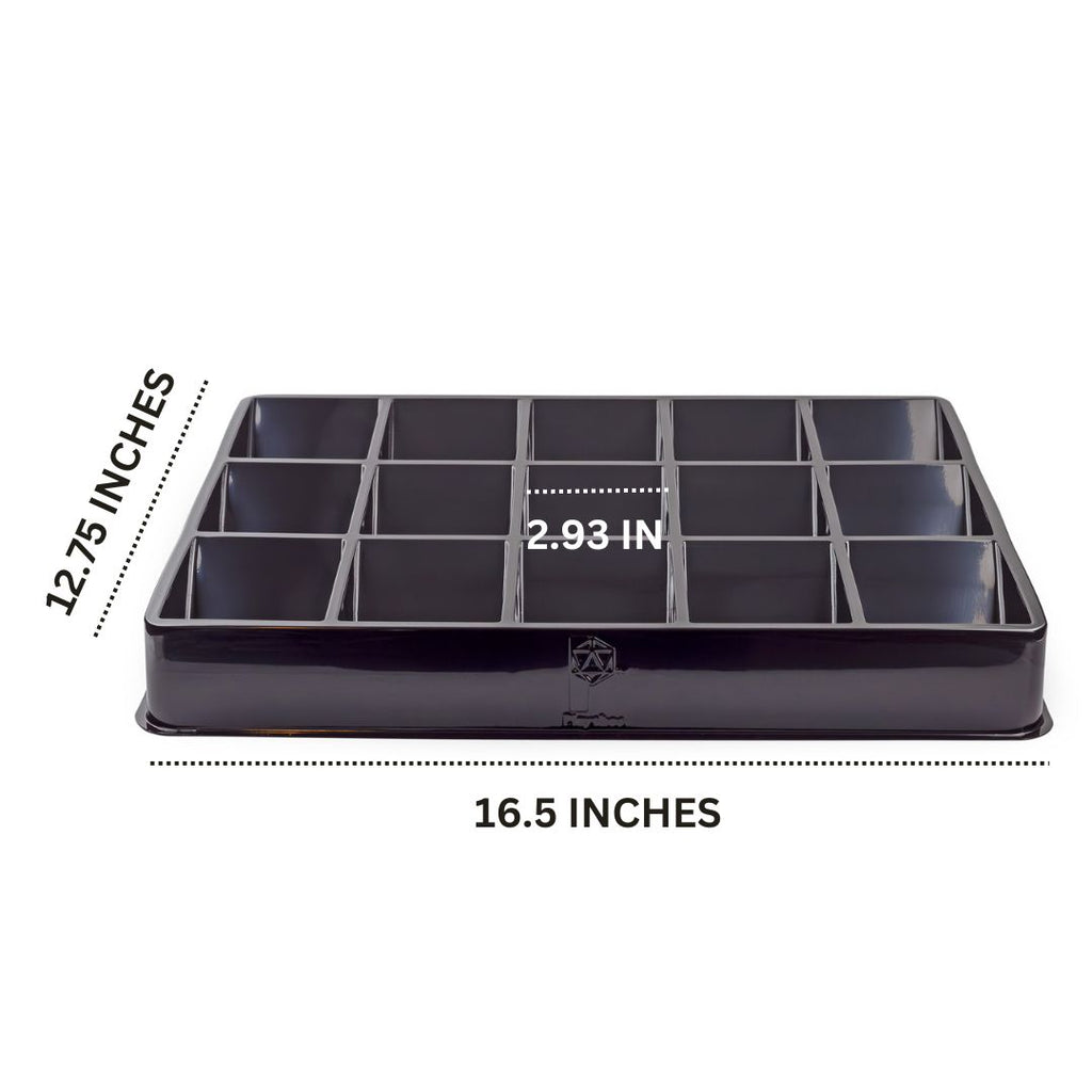 Trading Card Sorting Trays and Dealer Trays (3-Pack, 15-Slot) - sh2287tv0